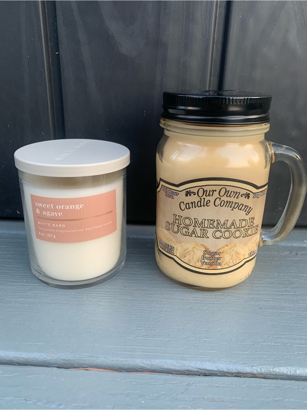 Candle Bundle!White Barn Sweet Orange & Agave and Our Own Candle Co sugar cookie